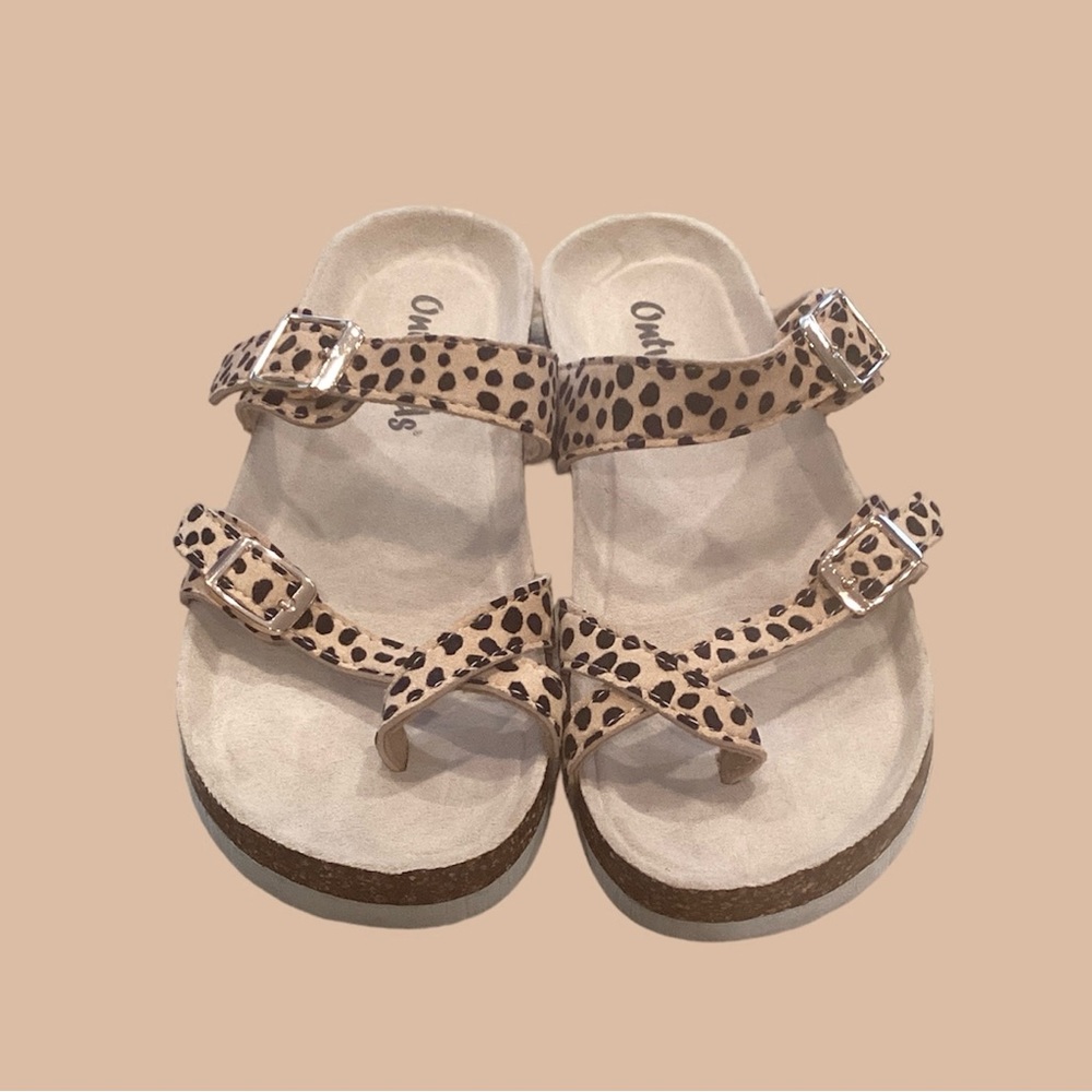 Ontwoods Animal Print Sandal size 7 🐆